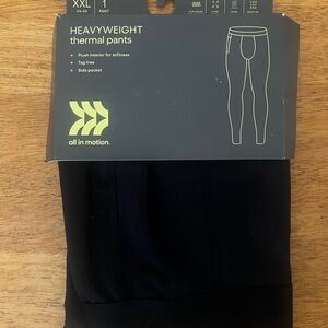 All in Motion Black Heavyweight Thermal Pants